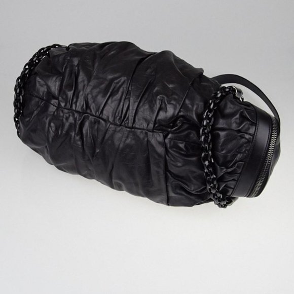 Gucci Genuine  Black Leather Bag Almost New - Picture 3 of 14